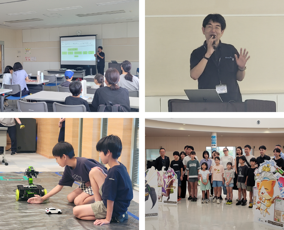 常総市主催「職業体験＋ヒーロー作りワークショップ（ミニ体験「AI-Formula Kids Type-A＋」）」での活動報告